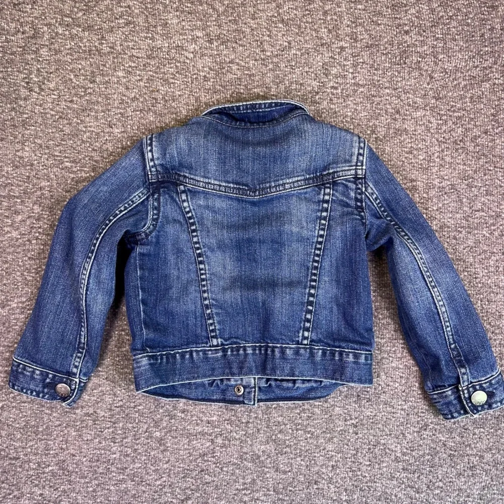 Baby Gap 1969 Toddler Denim Jacket Blue 3 Year Button Front Classic Snap Closure